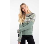 Lowell Fair Isle Jumper Weird Fish Green 14