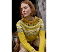 Lowell Fair Isle Jumper Weird Fish Light Green 14
