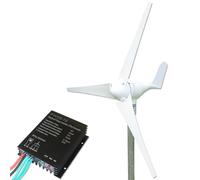 LOWENERGIE 100W Wind Turbine Generator Kit - 12V Off-Grid Power System with Charge Controller for Boat, Caravans, Cabins & Off Grid Power. Low Start Up Speed