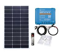 Lowenergie 125w Mono Solar Panel Kit Battery Charging MPPT Controller Brackets