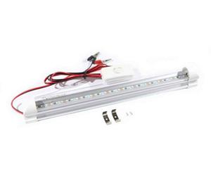 Lowenergie 12V Integrated Led Tube Light 1Ft - 313mm 6000K, Clear Finish