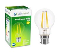 Lowenergie 150W Equivalent Led Traditional Looking Filament Light Bulb A60 Gls B22 Bayonet 10.5W Led - Warm White