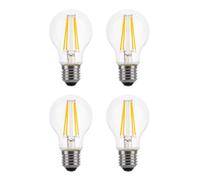 Lowenergie 150W Equivalent Led Traditional Looking Filament Light Bulb A60 Gls E27 Screw 10.5W Led - Warm White - Pack Of 4