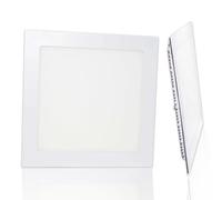 Lowenergie 18W LED Square Ceiling Panel Light - Recessed 225mm Downlight, 150W Halogen Equivalent, Cool White 6000K