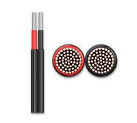 Lowenergie 2.5mm Twin Core Solar Pv Cable H1Z2Z2-K Double Insulated 1500V High Performance 2M