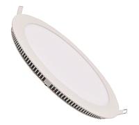LOWENERGIE 24w LED Round Ceiling Panel Light White Recessed Down Lighting, 300mm Dia, 200w Halogen Equivalent (6000K)