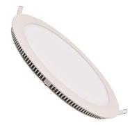 LOWENERGIE 24w LED Round Ceiling Panel Light White Recessed Down Lighting, 300mm Dia, 200w Halogen Equivalent (4000k x 10)