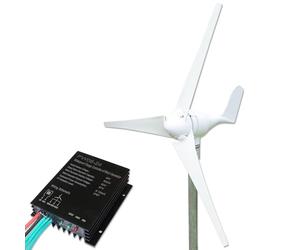 Lowenergie 300W Wind Turbine Generator Kit - 24V Off-Grid Power with Low Start-Up Speed and Charge Controller for Marine, Caravan, and Remote Energy Systems