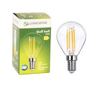 Lowenergie 40W Equivalent Led Filament Light Bulb G45 Golf Ball E14 Screw 3.5W Led - Warm White