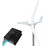 Lowenergie 500W Wind Turbine Generator Kit - 24V Off-Grid Power with Low Start-Up Speed and Charge Controller for Boats, Caravans, and Remote Energy Systems