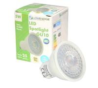 Lowenergie 50W Equivalent Brightness Gu10 5W Led Spotlight - Warm White