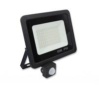 Lowenergie 50W Led Floodlight With Pir - Black Casing
