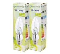 LOWENERGIE 5w B22 LED Candle Light Bulb Warm White Dimmable (2)