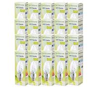 (20 Pack) 5w B22 LED Candle Light Bulb Warm White Dimmable by Lowenergie