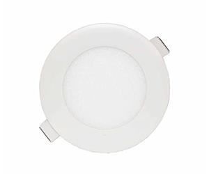 LOWENERGIE 6w LED Round Ceiling Panel Light 6000K Day White Recessed Down Lighting, 120mm Dia, 50w Halogen Equivalent