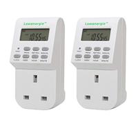 Lowenergie 7 Day Programmable Digital Plug-In Electronic Timer socket 12-24 hour (2)