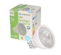 Lowenergie 75W Equivalent Brightness Gu10 7W Led Spotlight - Warm White