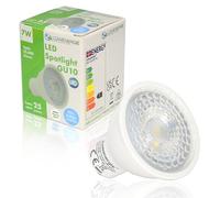 LOWENERGIE 7W GU10 LED Spotlight Bulbs - Pack of 1 Natural White 4000K Downlights [Energy Class F]