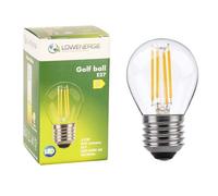 Lowenergie 80W Equivalent Led Filament Light Bulb G45 Golf Ball E27 Screw 5.9W Led - Warm White