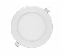 LOWENERGIE 9w LED Round Ceiling Panel Light White Recessed Down Lighting, 150mm Dia, 75w Halogen Equivalent (6000k Day White X 1)