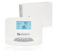 Lowenergie Digital Wireless Programmable Room Thermostat RF Stat 7 day Heating Timer Energy Saving