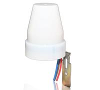 Lowenergie Indoor Photocell Daylight Sensor Switch - Adjustable Lux, Auto-Off Energy-Saving Lighting Control