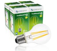 LOWENERGIE LED Filament Light Bulb A60 GLS E27 Screw 6.6W 100W Equivalent Warm White 2700K Energy Saving (4)