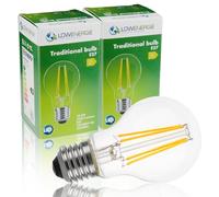 LOWENERGIE LED Filament Light Bulb A60 GLS Traditional Bulb E27 Screw 10.5w equiv Brightness 150w Warm White 2700K Energy Saving (2)