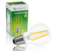 LOWENERGIE LED Filament Light Bulb A60 GLS Traditional Bulb E27 Screw 10.5w equiv Brightness 150w Warm White 2700K Energy Saving (1)