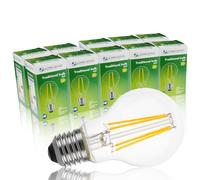 LOWENERGIE LED Filament Light Bulb A60 GLS Traditional Bulb E27 Screw 10.5w equiv Brightness 150w Warm White 2700K Energy Saving (10)
