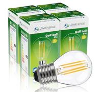 LOWENERGIE LED Filament Light Bulb G45 Golf Ball E14 Screw 3.5W 40W Equivalent Warm White 2700K Energy Saving (4)