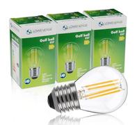 LOWENERGIE LED Filament Light Bulb G45 Golf Ball E27 Screw 5.9W 80W Equivalent Warm White 2700K Energy Saving (3)