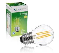 LOWENERGIE LED Filament Light Bulb G45 Golf Ball E27 Screw 5.9W 80W Equivalent Warm White 2700K Energy Saving (1)