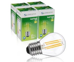 LOWENERGIE LED Filament Light Bulb G45 Golf Ball E27 Screw 5.9W 80W Equivalent Warm White 2700K Energy Saving (4)