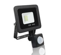 LOWENERGIE LED FloodLight Waterproof IP65 (10w PIR, Black)