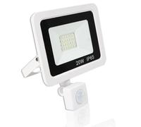 LOWENERGIE LED FloodLight Waterproof IP65 (20w PIR, White)