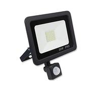 LOWENERGIE LED FloodLight Waterproof IP65 (Black, 30w PIR)