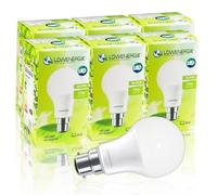 LOWENERGIE LED Light Bulbs 10W Bayonet B22 Warm White 3000K A60 GLS Lamps - Pack of 3 Energy-Saving Everyday Lighting [Energy Class F]