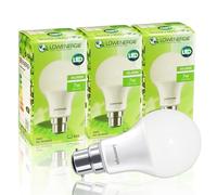 LOWENERGIE LED Light Bulbs 7W B22 Bayonet Warm White 3000K A60 GLS Lamps - Pack of 3, 60W Equivalent Energy-Saving Everyday Lighting [Energy Class F]