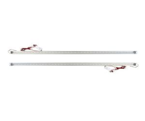 Lowenergie LED Lighting Tube Strip Light 12V DC Camping Caravan Boats or Solar Powered (1200mm (4ft) x 2)