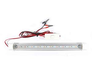Lowenergie LED Lighting Tube Strip Light 12V DC Camping Caravan Boats or Solar Powered (300mm (1ft) x 2)