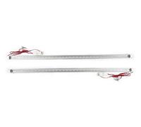Lowenergie LED Lighting Tube Strip Light 12V DC Camping Caravan Boats or Solar Powered (600mm (2ft) x 2)