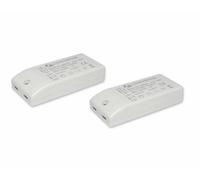 Lowenergie Led Transformer Power Supply / Driver For Led Strips - Power 12W - Pack Of 2