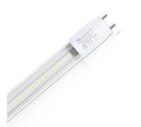 LOWENERGIE LED Tube Light T8 Fluorescent Replacement 4ft, 120cm High LUX Energy Saving (1, 6000K Clear) (8, Clear)