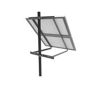 LOWENERGIE Solar PV Panel Pole mounting Adjustable Size lamp Post Side Utility Post Mount (Large. Max Panel Height on Bracket 1400mm)
