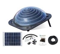 Lowenergie Solar Thermal Pool Heater Dome, Water Pump And Solar Panel Kit