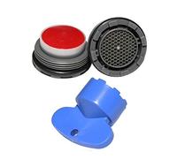 LOWENERGIE Tap Aerator Water & Energy Saving, Replacement core Flow restrictor, Reduce Bills (18.5mm, 4L/Min Flow Rate (RED))