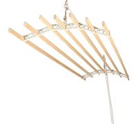 LOWENERGY 7 Lath Pulley Clothes Airer Ceiling Maid - Traditional Victorian Laundry Rack Dryer for Kitchen, Utility, Bathroom or Garage (White 0.9M)