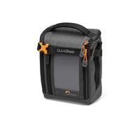 GearUp Creator Box Medium II, Mirrorless and DSLR Camera Bag, Camera Case with QuickDoor Access, Made with Recycled Fabric, Orange Padded Interior