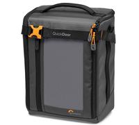 Lowepro GearUp Creator Box Extra Large II, Mirrorless and DSLR Camera Bag, Camera Case with QuickDoor Access, Made with Recycled Fabric, Orange Padded Interior Dividers, Grey